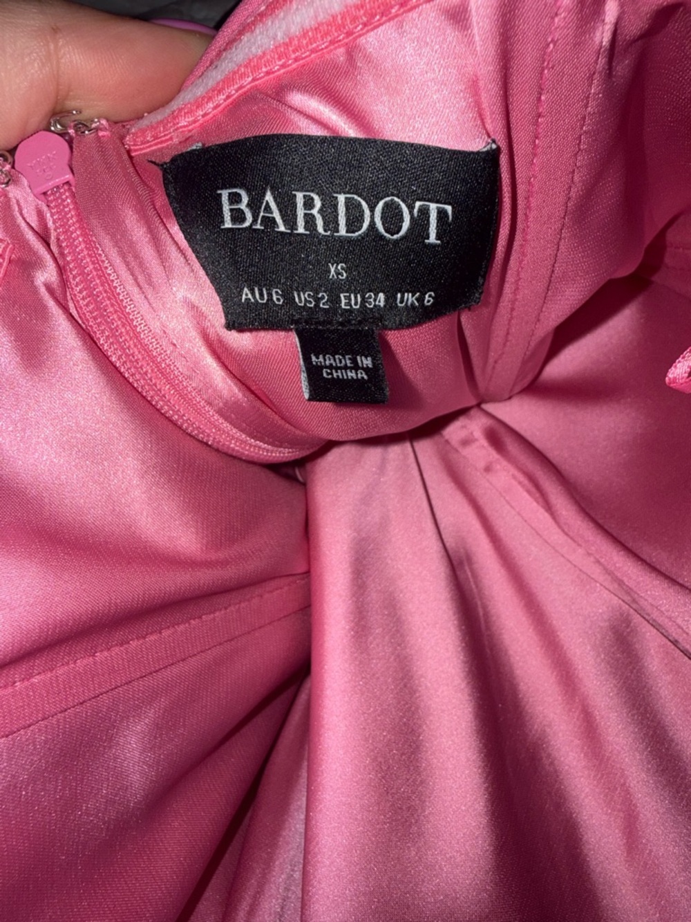 Bardot Candy Pink Georgia Dress - NWOT - Picture 4 of 4